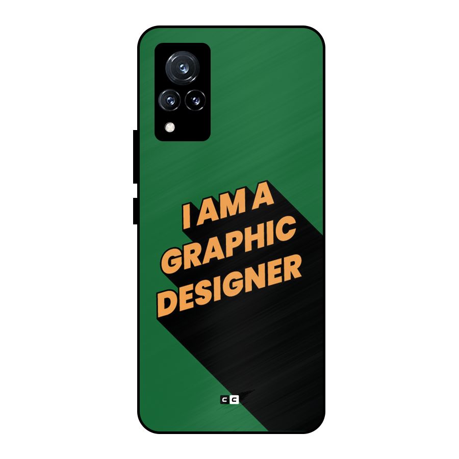 The Graphic Designer Metal Back Case for Vivo V21 5G