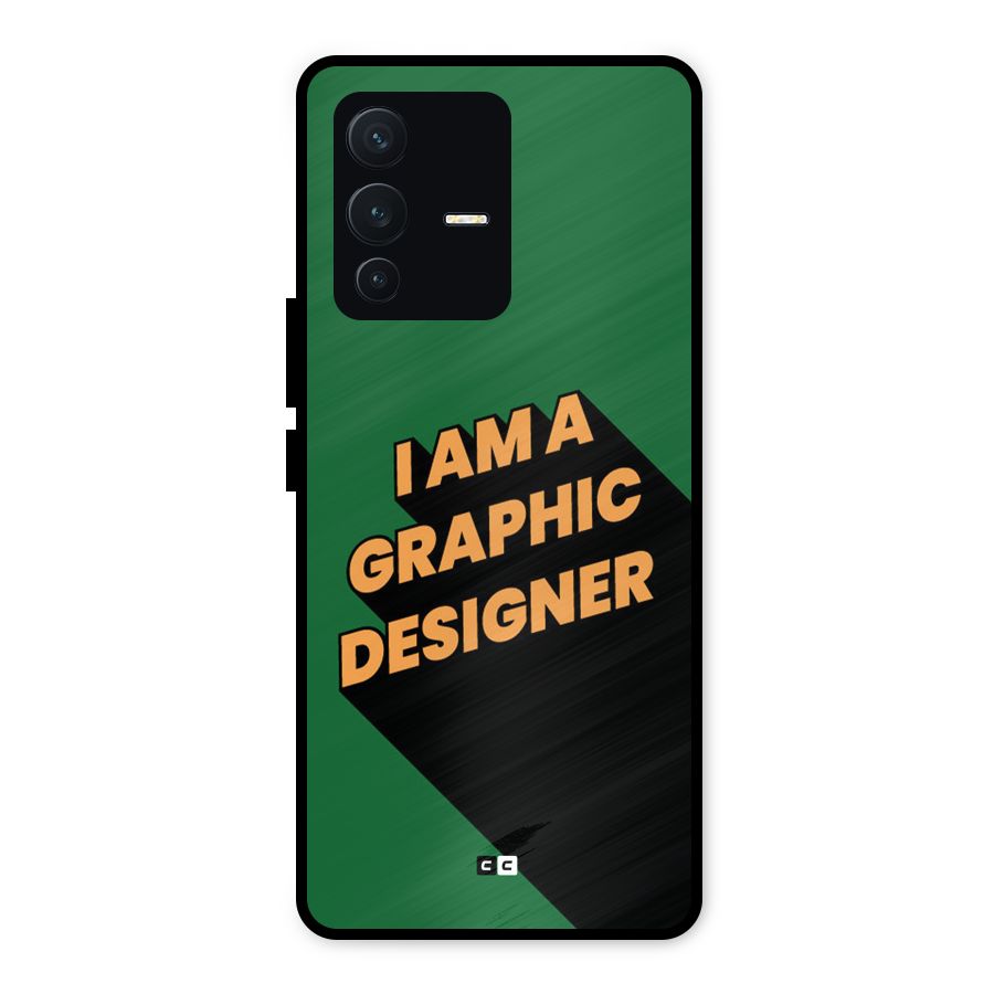 The Graphic Designer Metal Back Case for Vivo V23 5G