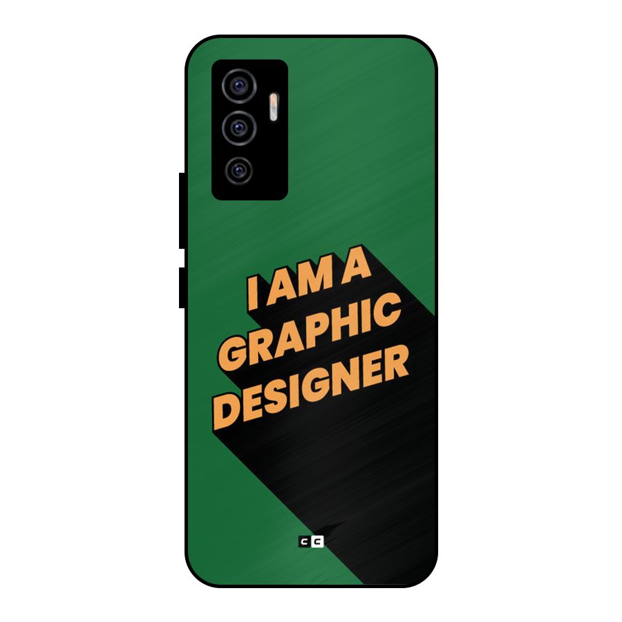 The Graphic Designer Metal Back Case for Vivo V23e