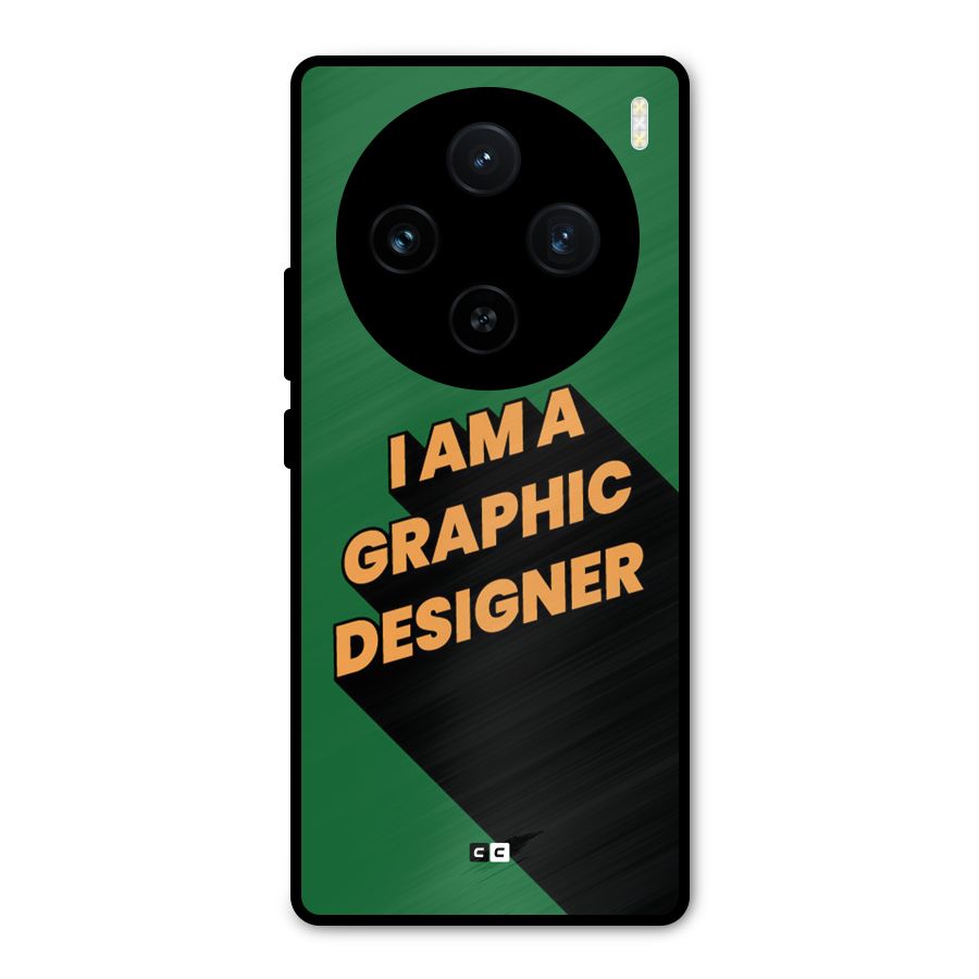 The Graphic Designer Metal Back Case for Vivo X100