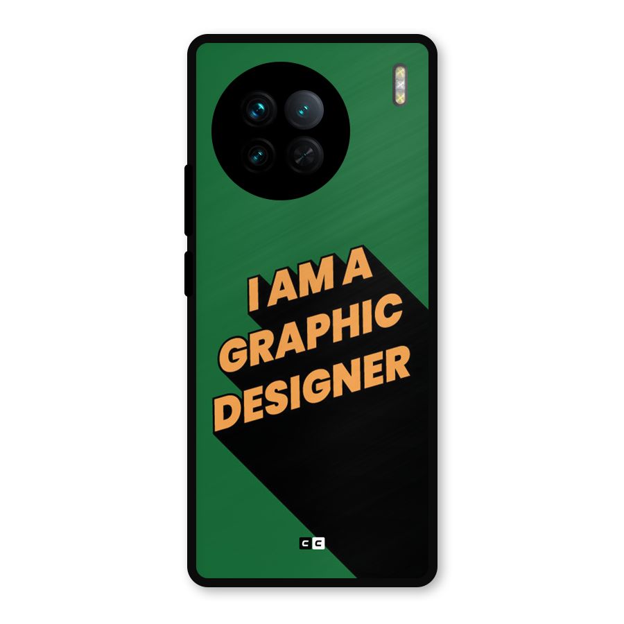 The Graphic Designer Metal Back Case for Vivo X90