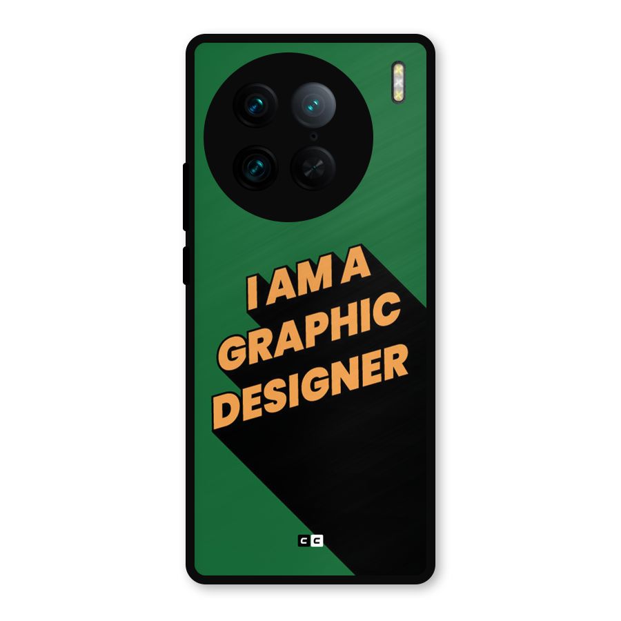 The Graphic Designer Metal Back Case for Vivo X90 Pro
