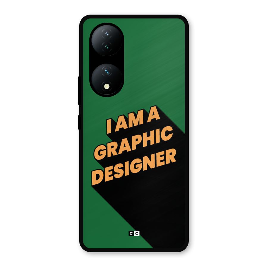 The Graphic Designer Metal Back Case for Vivo Y100a