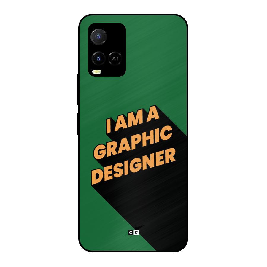 The Graphic Designer Metal Back Case for Vivo Y33s
