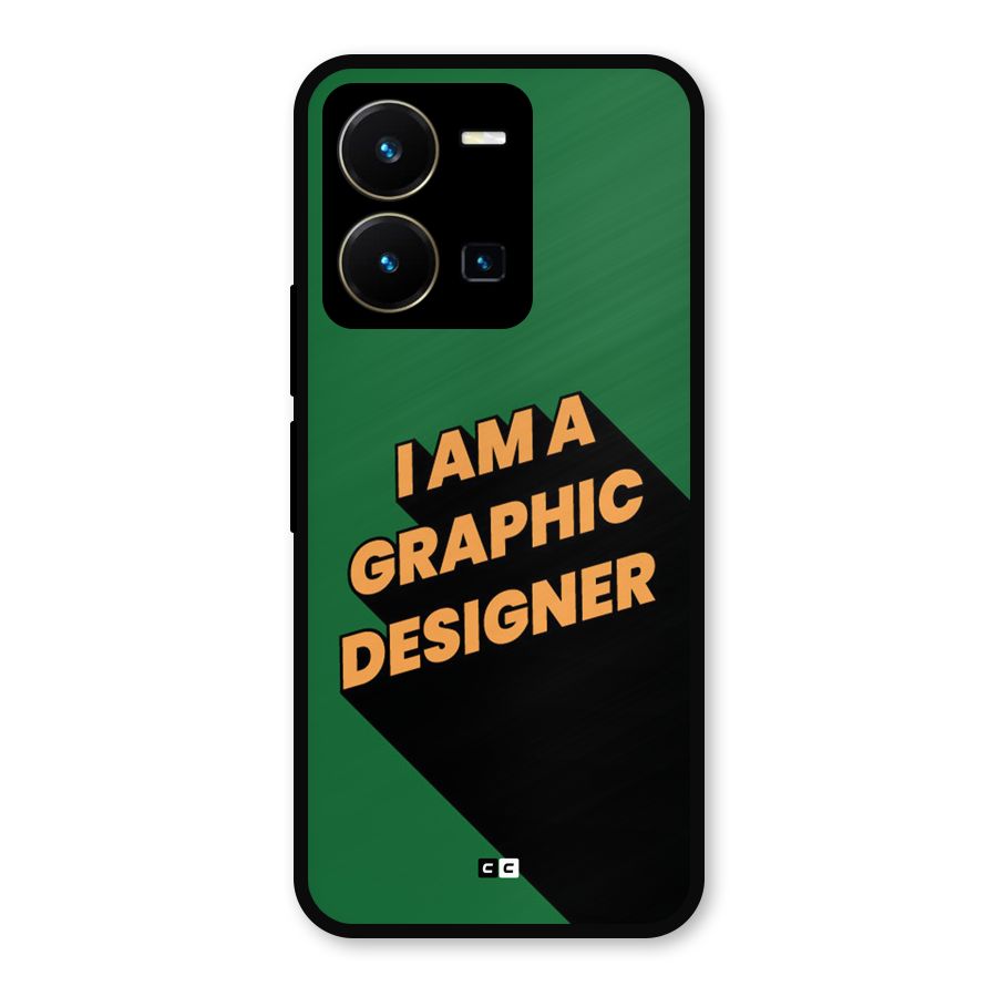 The Graphic Designer Metal Back Case for Vivo Y35