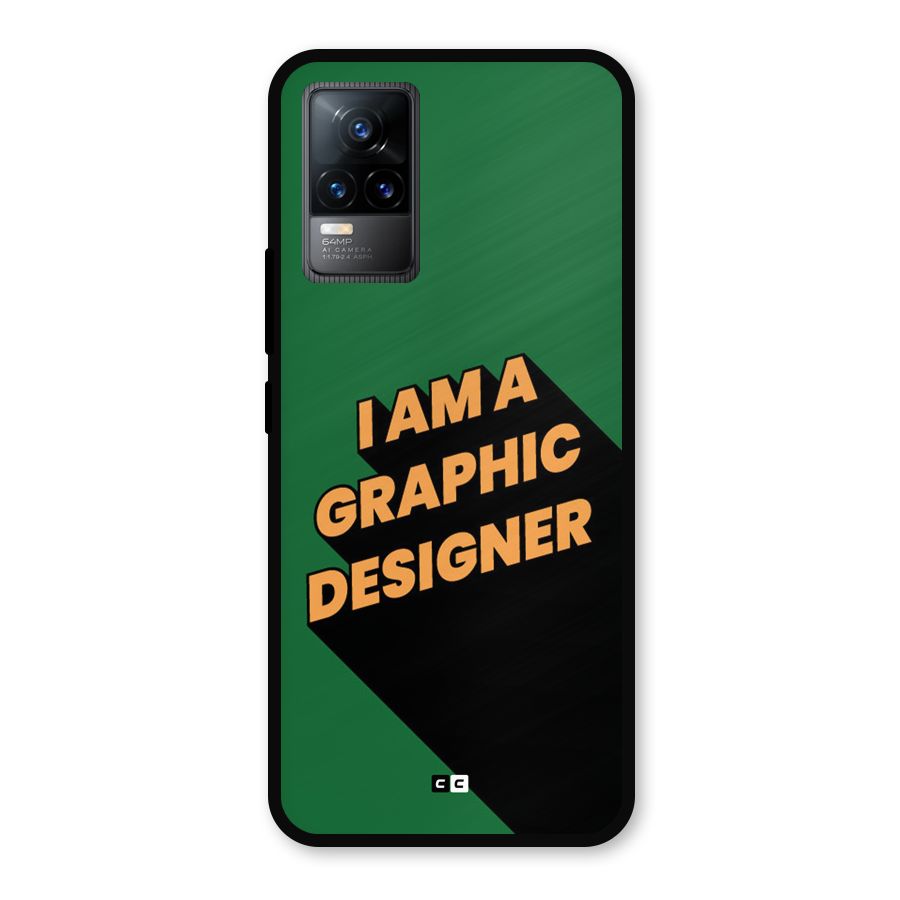 The Graphic Designer Metal Back Case for Vivo Y73