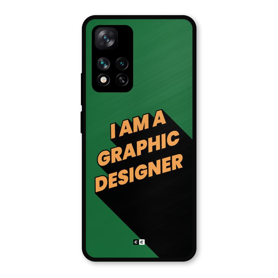 The Graphic Designer Metal Back Case for Xiaomi 11i Hypercharge 5G