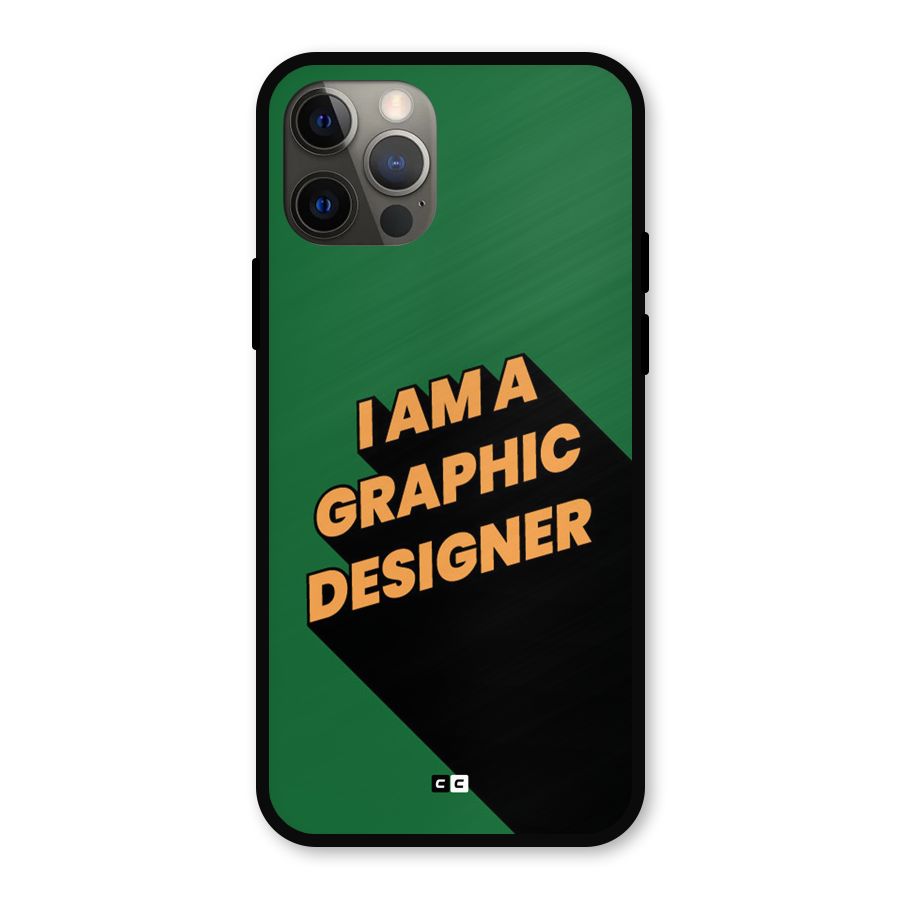 The Graphic Designer Metal Back Case for iPhone 12 Pro