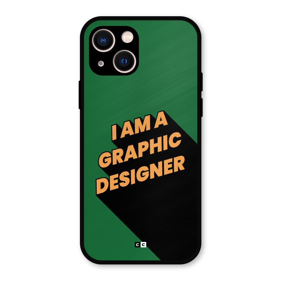 The Graphic Designer Metal Back Case for iPhone 13