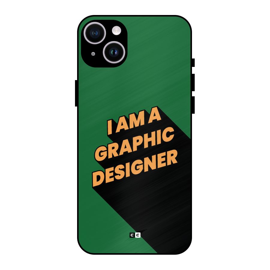 The Graphic Designer Metal Back Case for iPhone 14 Plus