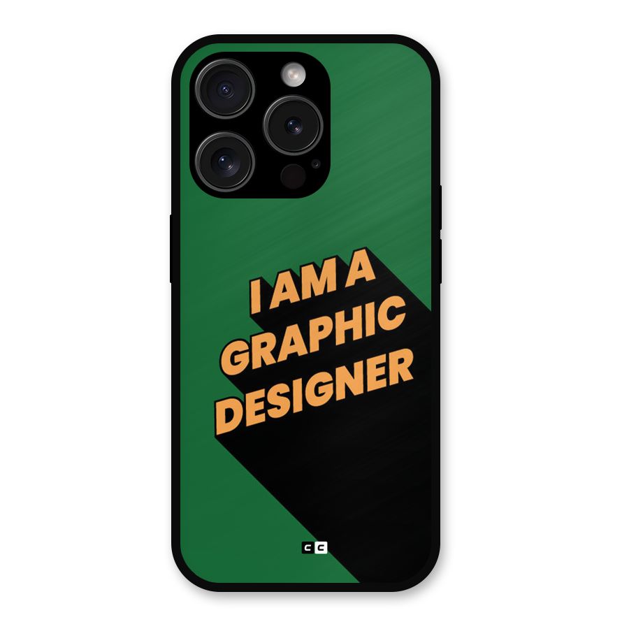 The Graphic Designer Metal Back Case for iPhone 15 Pro