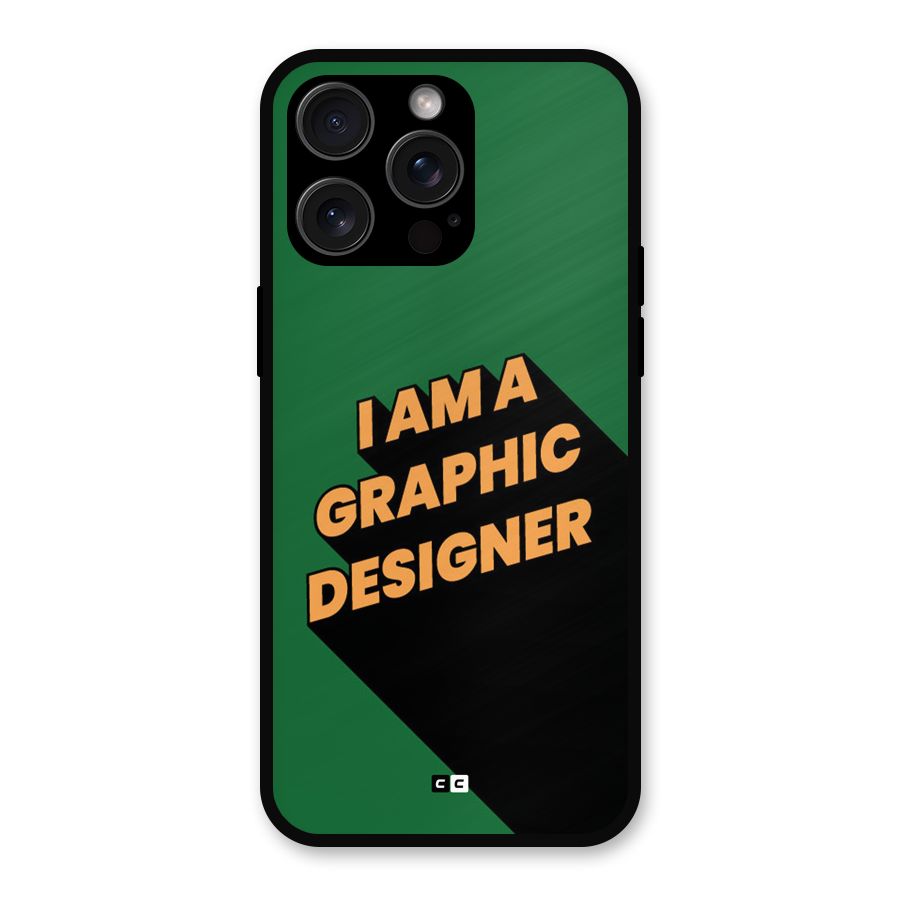 The Graphic Designer Metal Back Case for iPhone 15 Pro Max