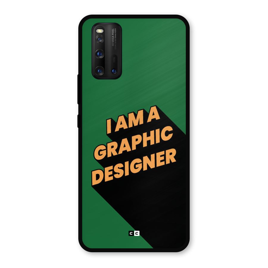 The Graphic Designer Metal Back Case for iQOO 3