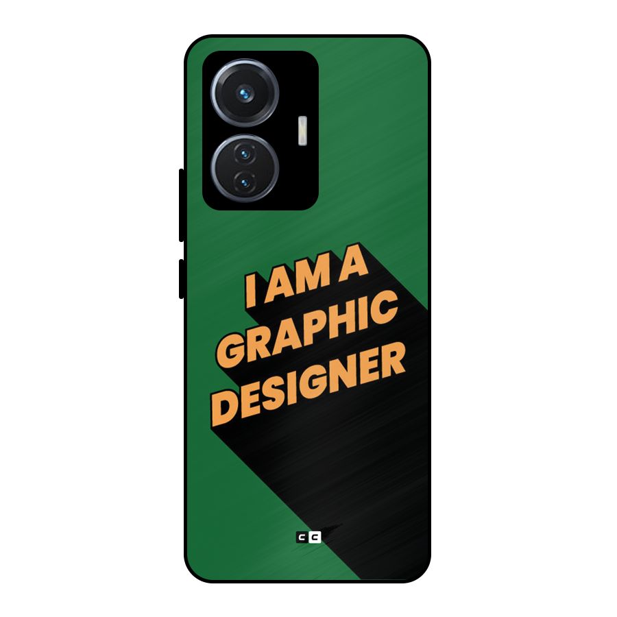 The Graphic Designer Metal Back Case for iQOO Z6 44W