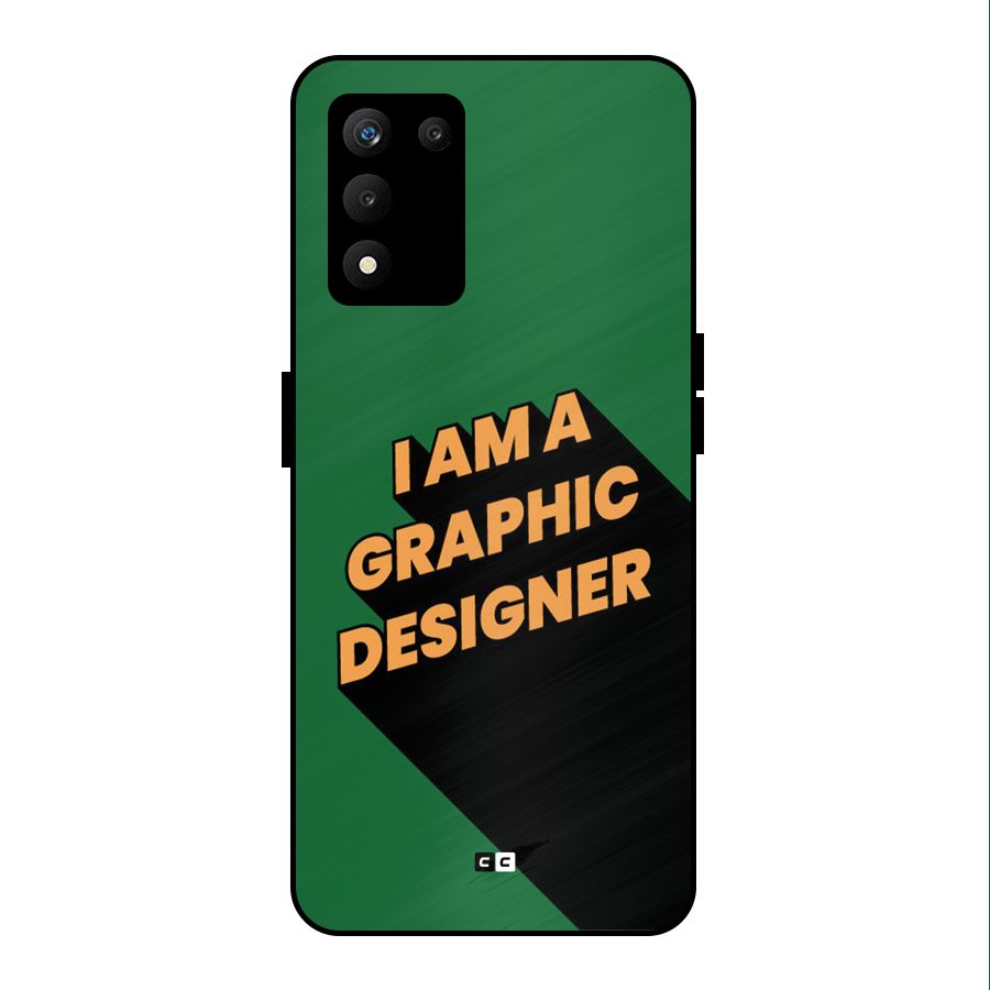 The Graphic Designer Metal Back Case for realme 9 5G SE