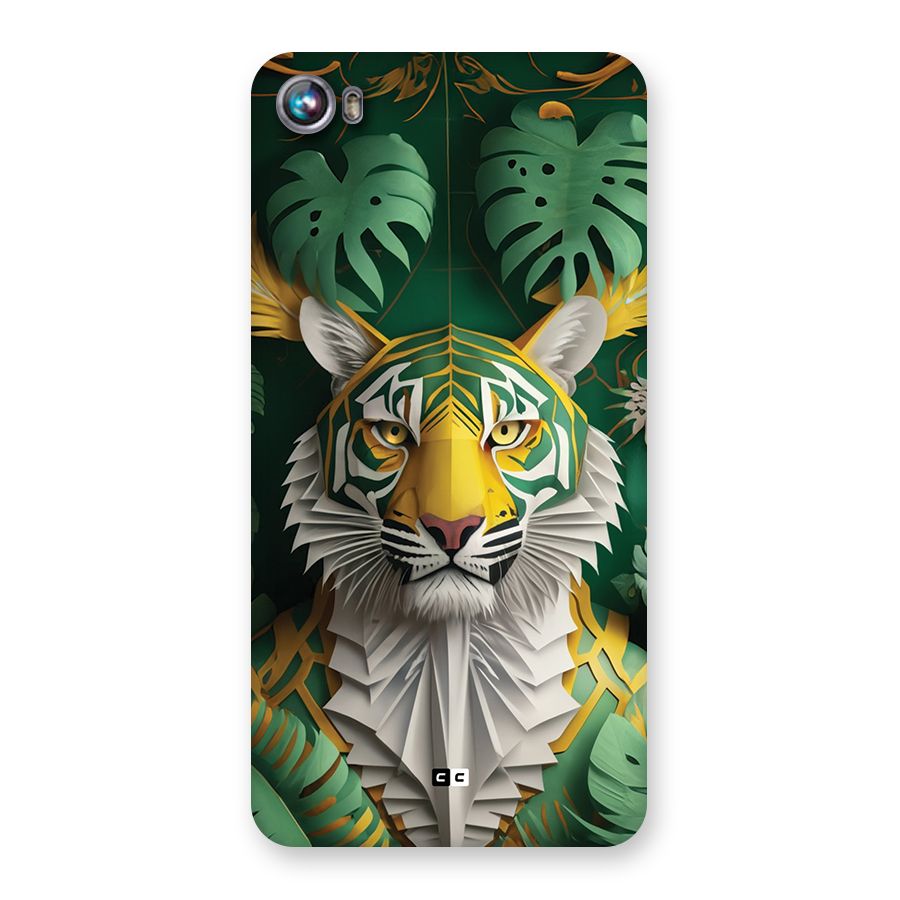 The Nature Tiger Back Case for Canvas Fire 4 (A107)