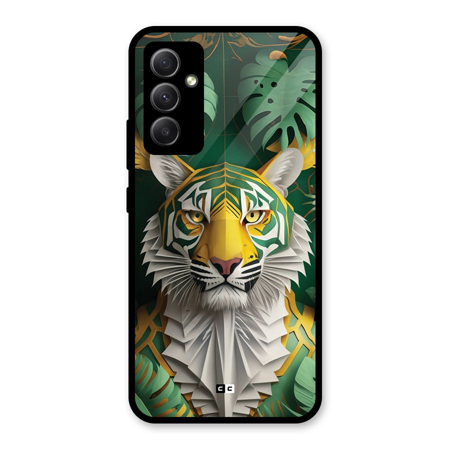 The Nature Tiger Glass Back Case for Galaxy A34