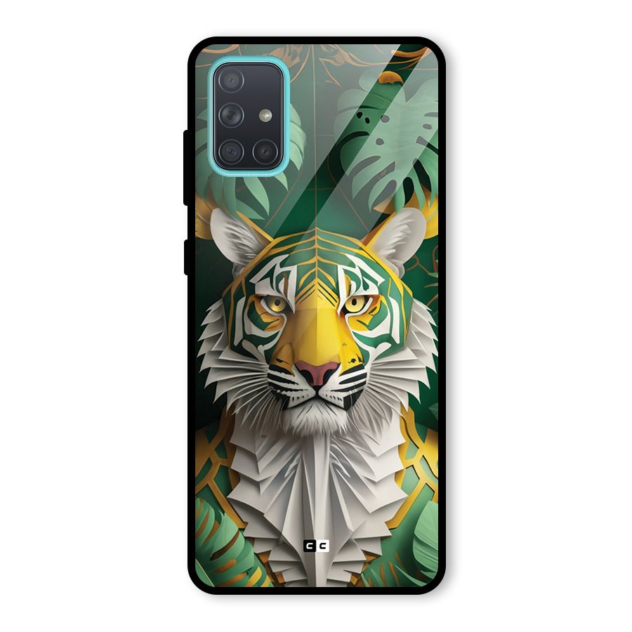 The Nature Tiger Glass Back Case for Galaxy A71