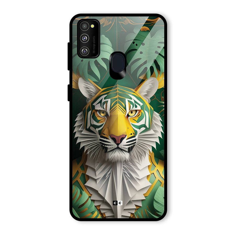 The Nature Tiger Glass Back Case for Galaxy M30s