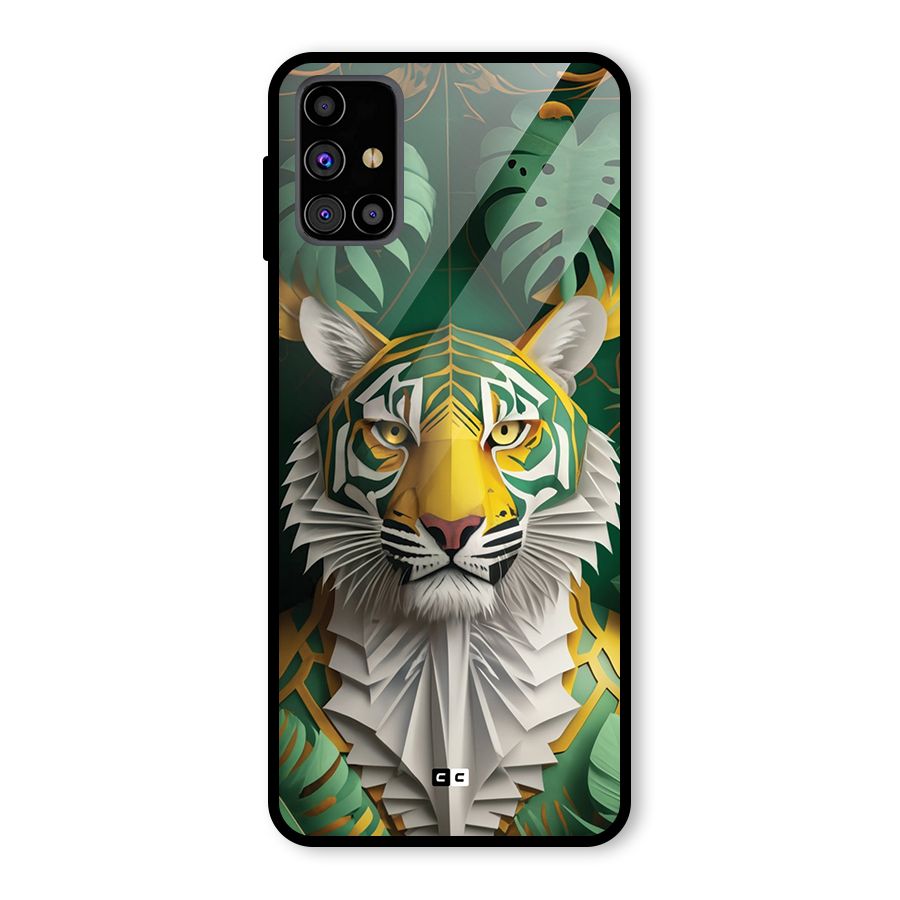 The Nature Tiger Glass Back Case for Galaxy M31s