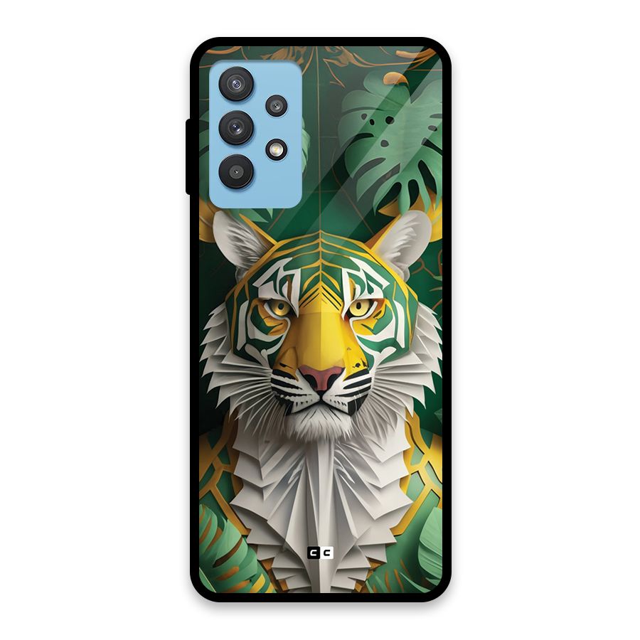 The Nature Tiger Glass Back Case for Galaxy M32 5G