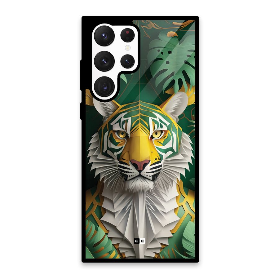 The Nature Tiger Glass Back Case for Galaxy S22 Ultra 5G