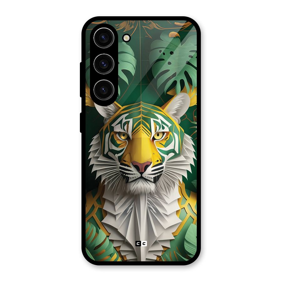 The Nature Tiger Glass Back Case for Galaxy S23