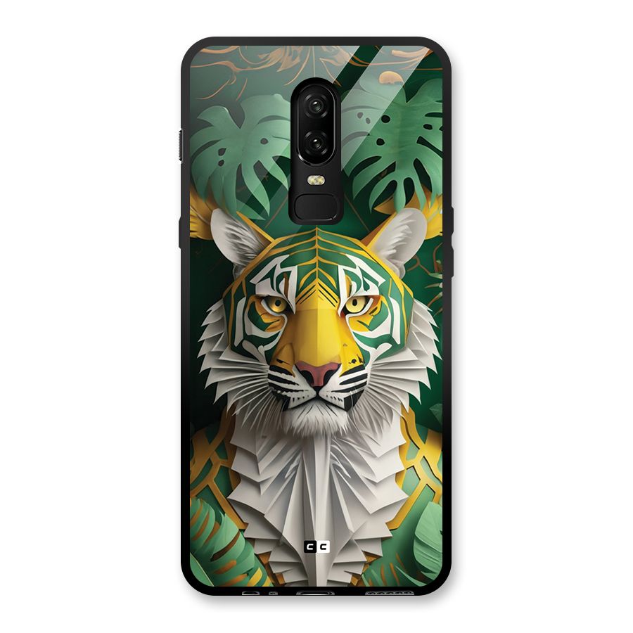 The Nature Tiger Glass Back Case for OnePlus 6