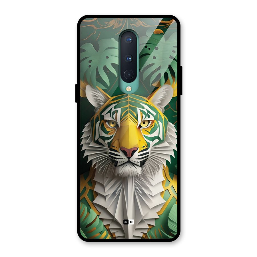 The Nature Tiger Glass Back Case for OnePlus 8