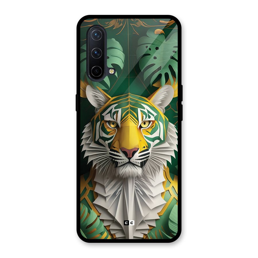The Nature Tiger Glass Back Case for OnePlus Nord CE 5G
