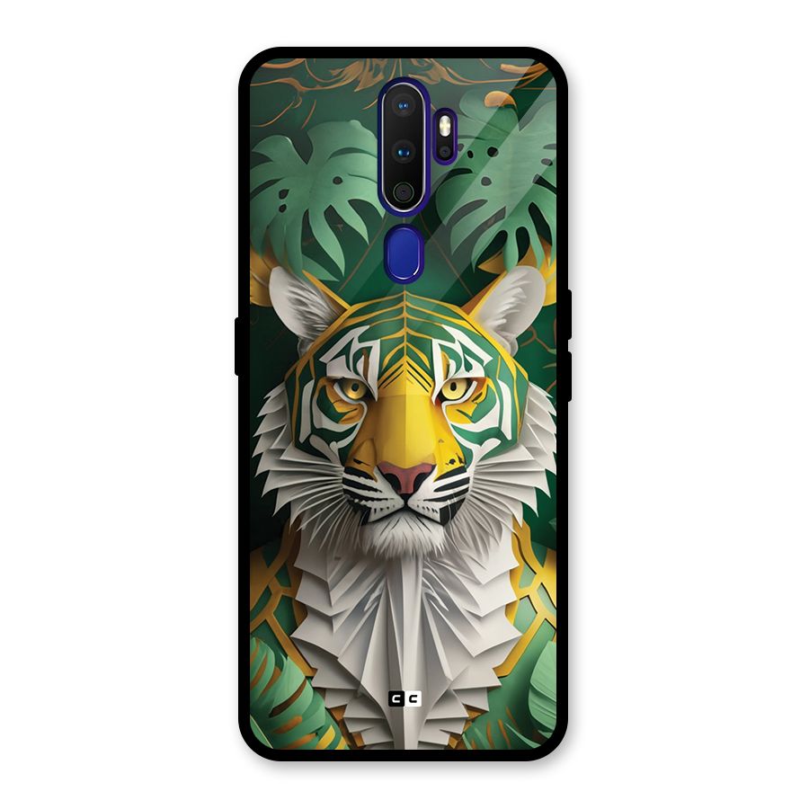The Nature Tiger Glass Back Case for Oppo A9 (2020)
