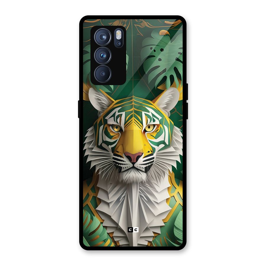 The Nature Tiger Glass Back Case for Oppo Reno6 Pro 5G