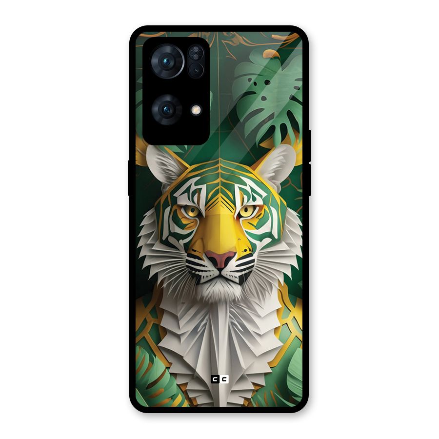 The Nature Tiger Glass Back Case for Oppo Reno7 Pro 5G