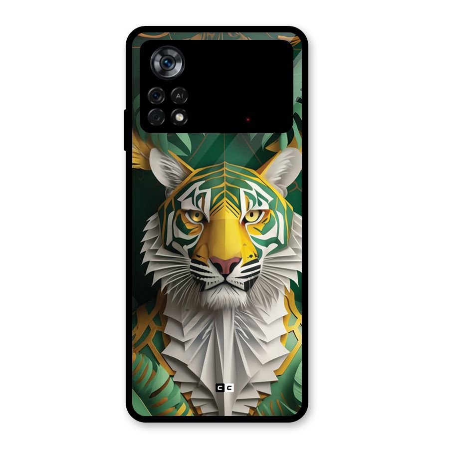 The Nature Tiger Glass Back Case for Poco X4 Pro 5G