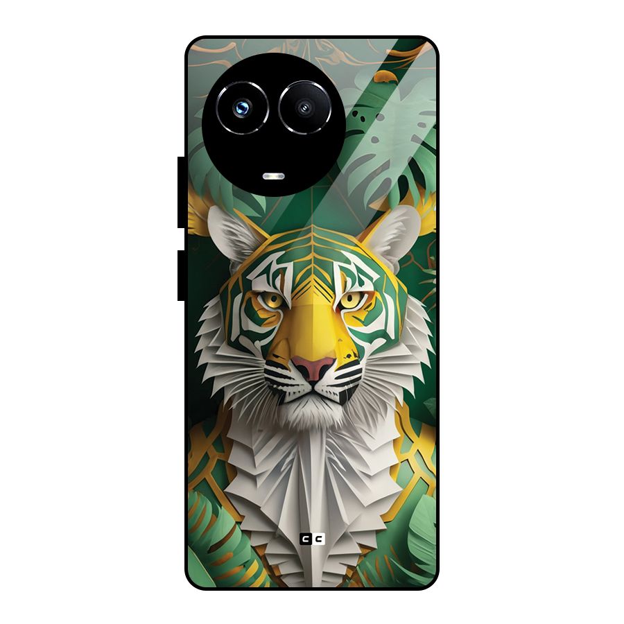 The Nature Tiger Glass Back Case for Realme 11X