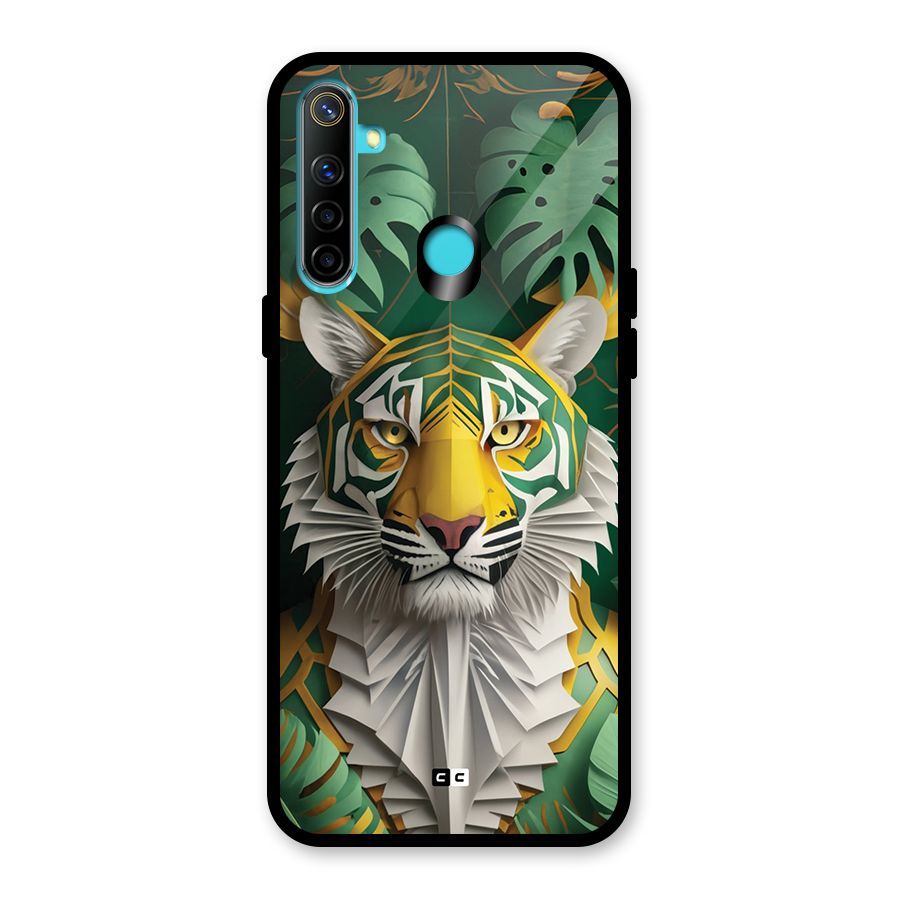 The Nature Tiger Glass Back Case for Realme 5i