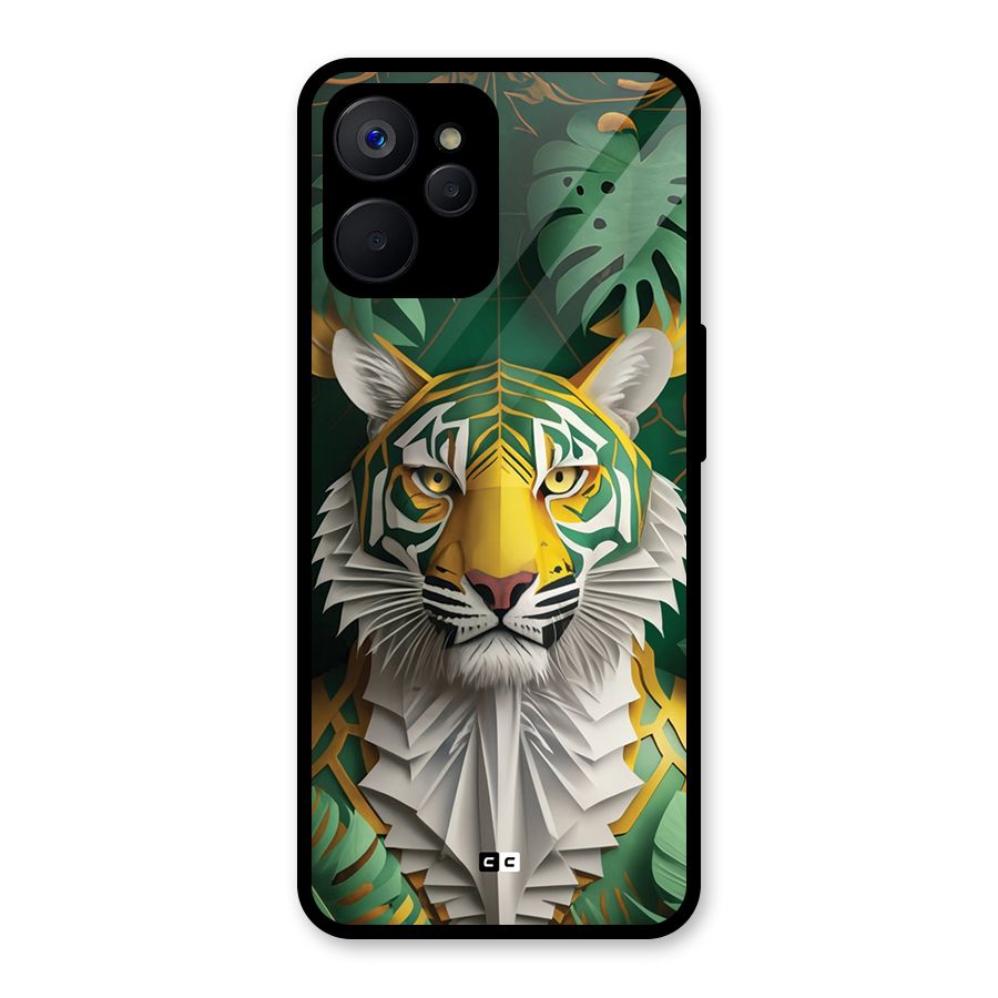 The Nature Tiger Glass Back Case for Realme 9i 5G