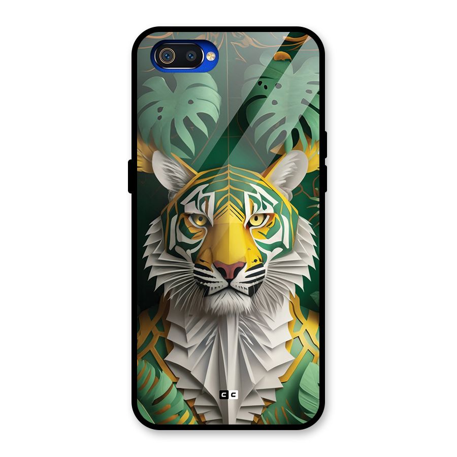 The Nature Tiger Glass Back Case for Realme C2