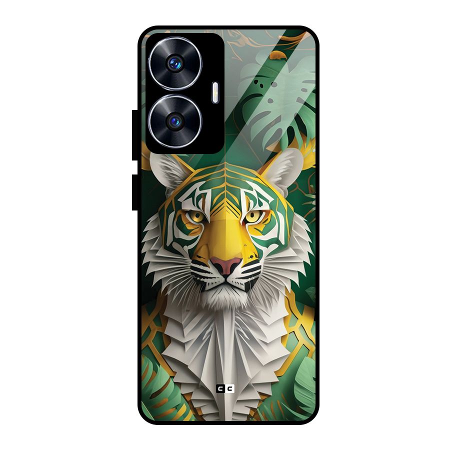 The Nature Tiger Glass Back Case for Realme Narzo N55