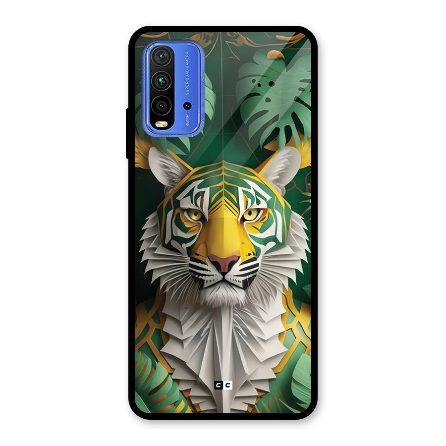 The Nature Tiger Glass Back Case for Redmi 9 Power