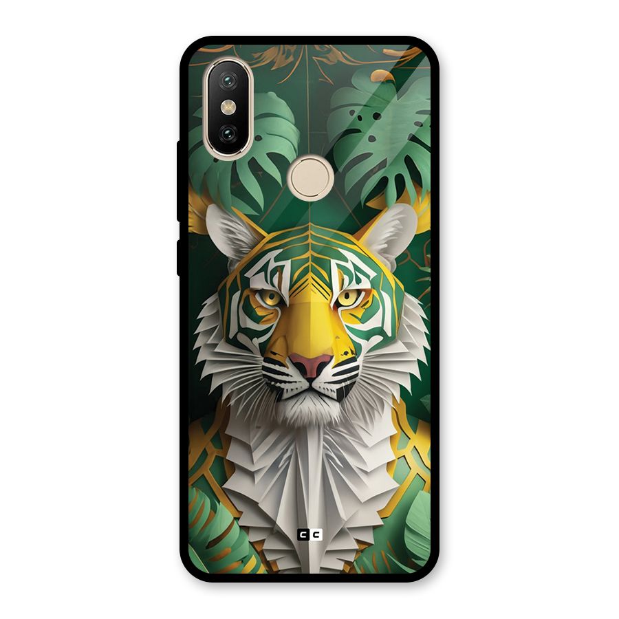 The Nature Tiger Glass Back Case for Redmi A1