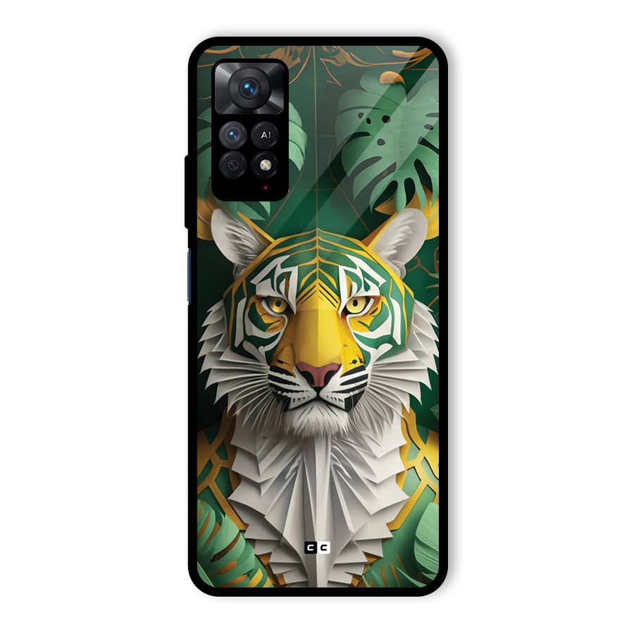 The Nature Tiger Glass Back Case for Redmi Note 11 Pro