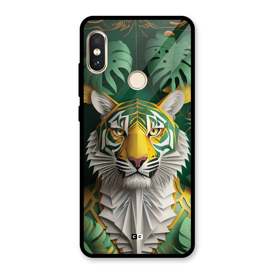 The Nature Tiger Glass Back Case for Redmi Note 5 Pro