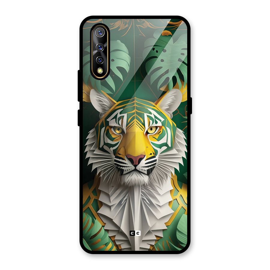 The Nature Tiger Glass Back Case for Vivo S1