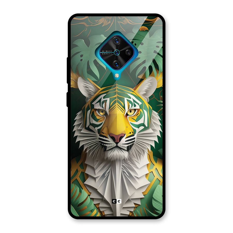 The Nature Tiger Glass Back Case for Vivo S1 Pro