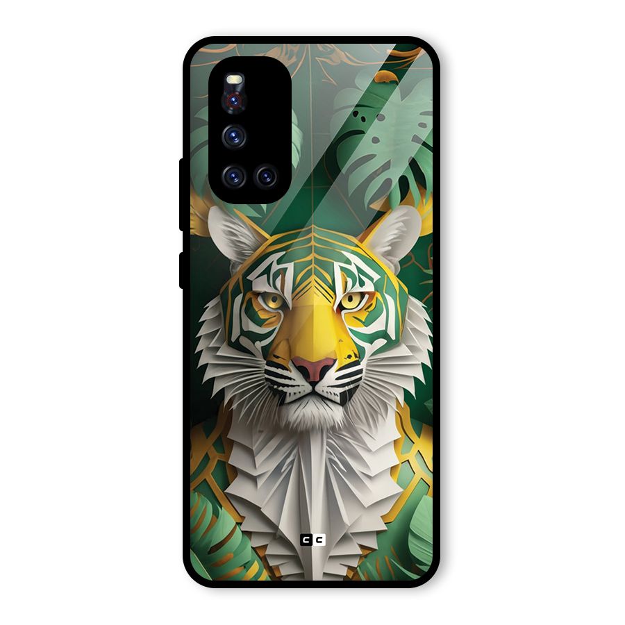 The Nature Tiger Glass Back Case for Vivo V19