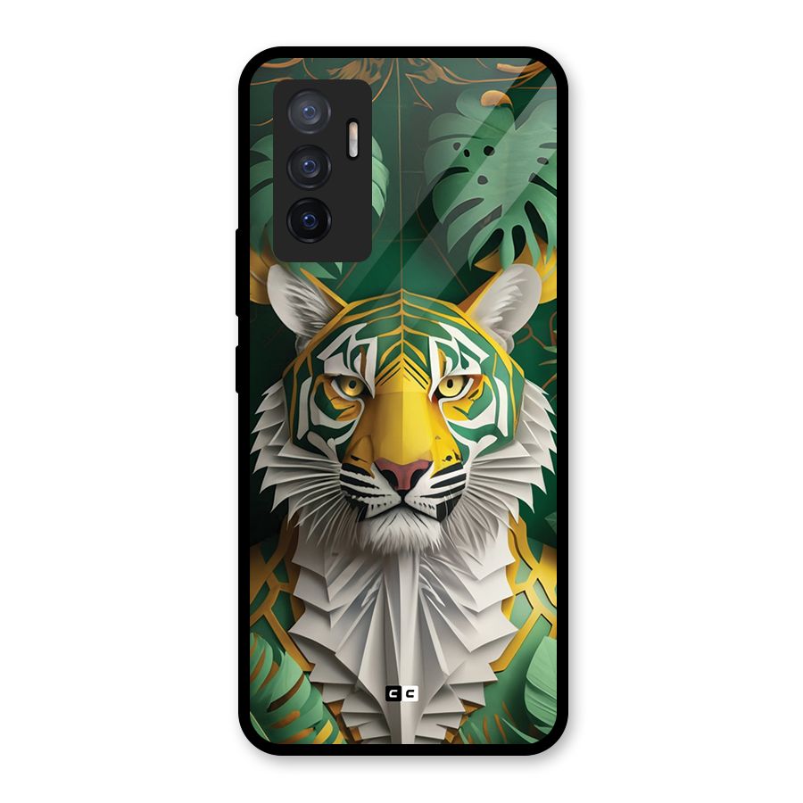 The Nature Tiger Glass Back Case for Vivo V23e