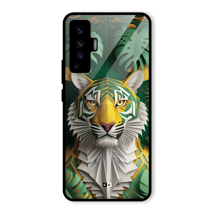 The Nature Tiger Glass Back Case for Vivo X50