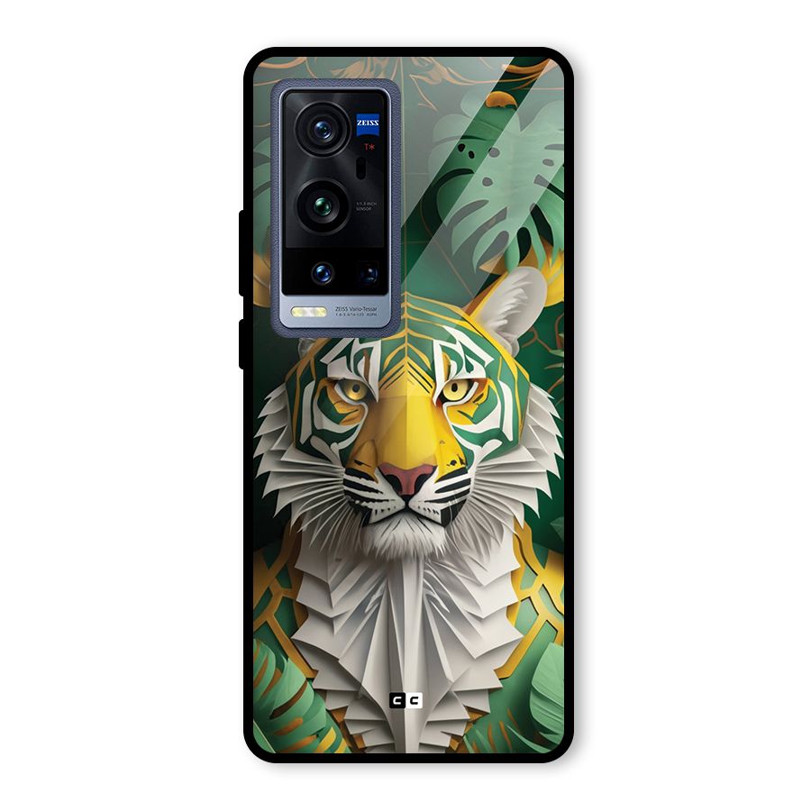 The Nature Tiger Glass Back Case for Vivo X60 Pro Plus