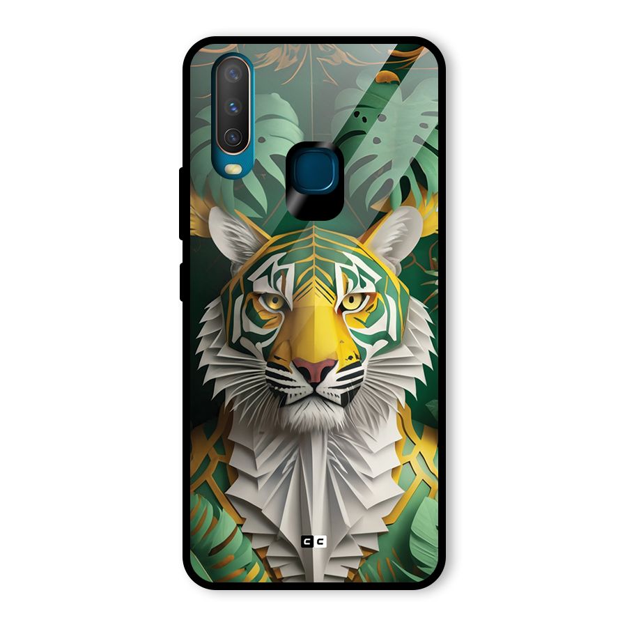 The Nature Tiger Glass Back Case for Vivo Y17